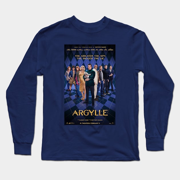 Argylle Movie Poster Long Sleeve T-Shirt by HerbalBlue